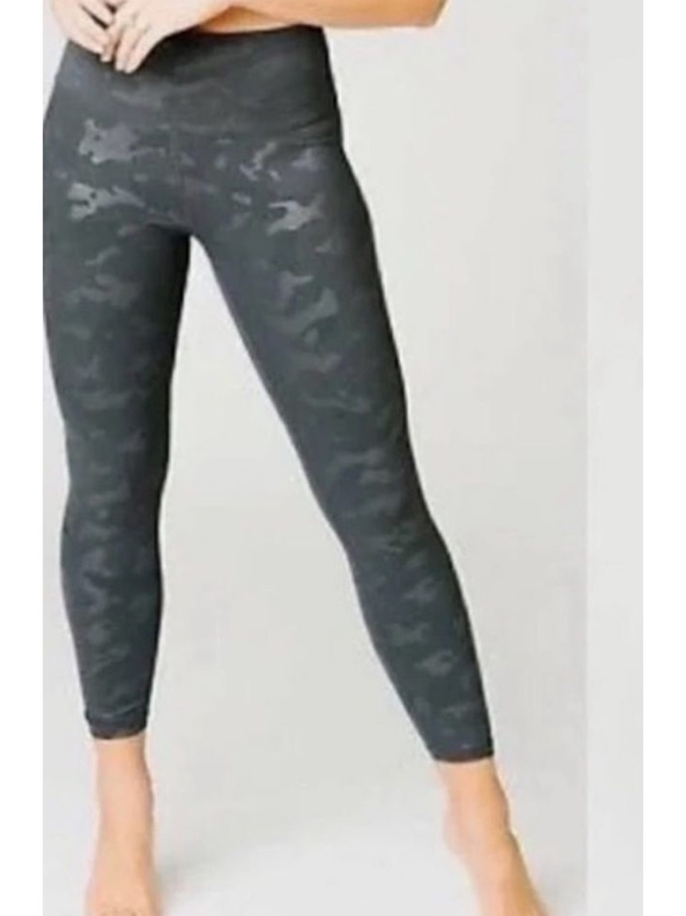 ZYIA Charcoal Camo High-Waist Leggings